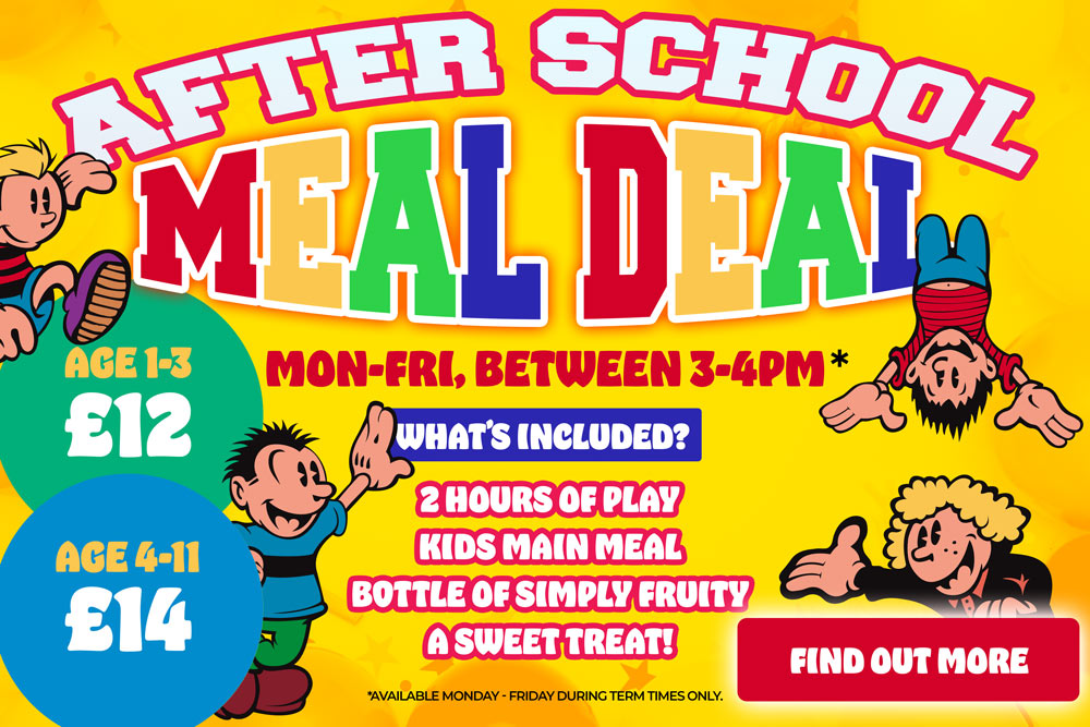 Find out more about The Kidz Play Meal Deal
