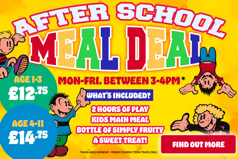 Find out more about The Kidz Play Meal Deal