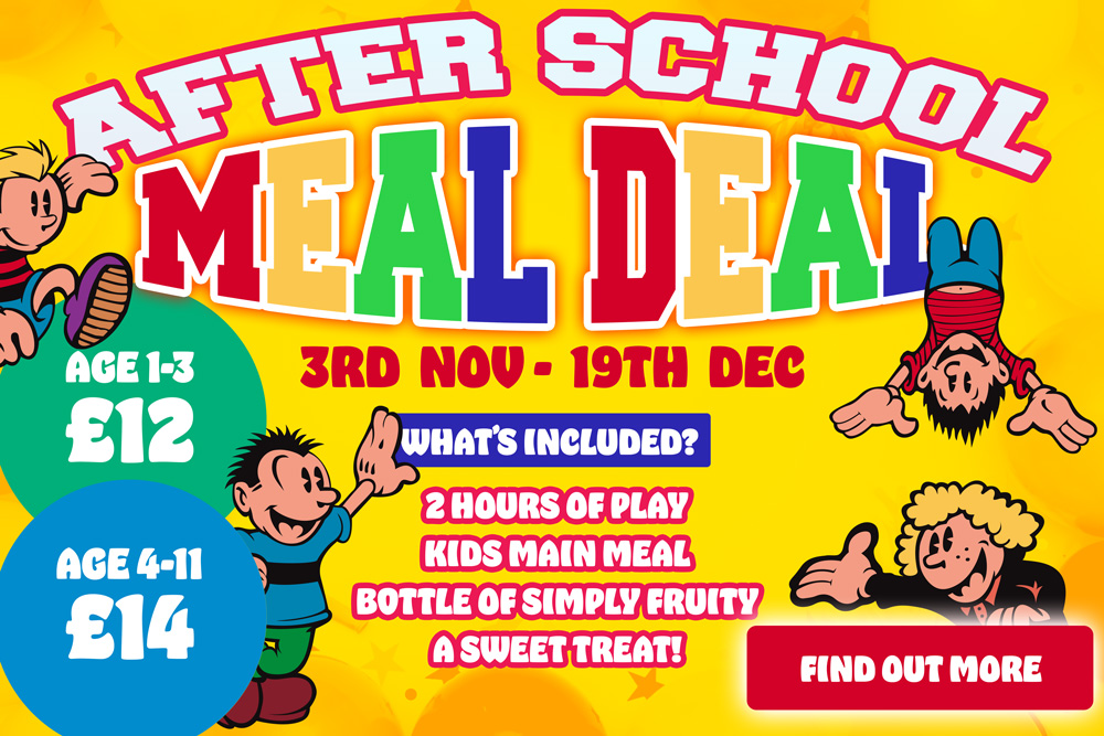 Find out more about The Kidz Play Meal Deal